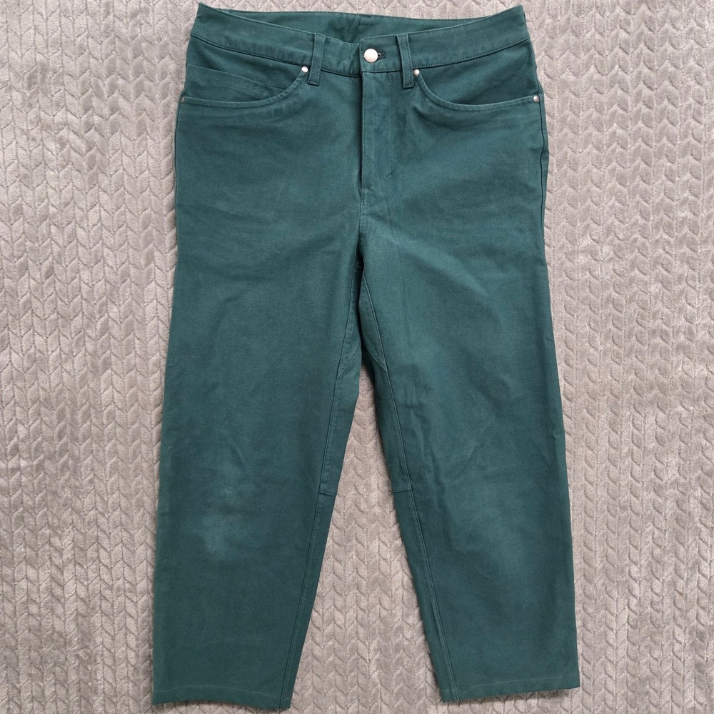 Lululemon ABC Cropped Utilitech Pants‎ Men's Size 30 Green Casual Relaxed
